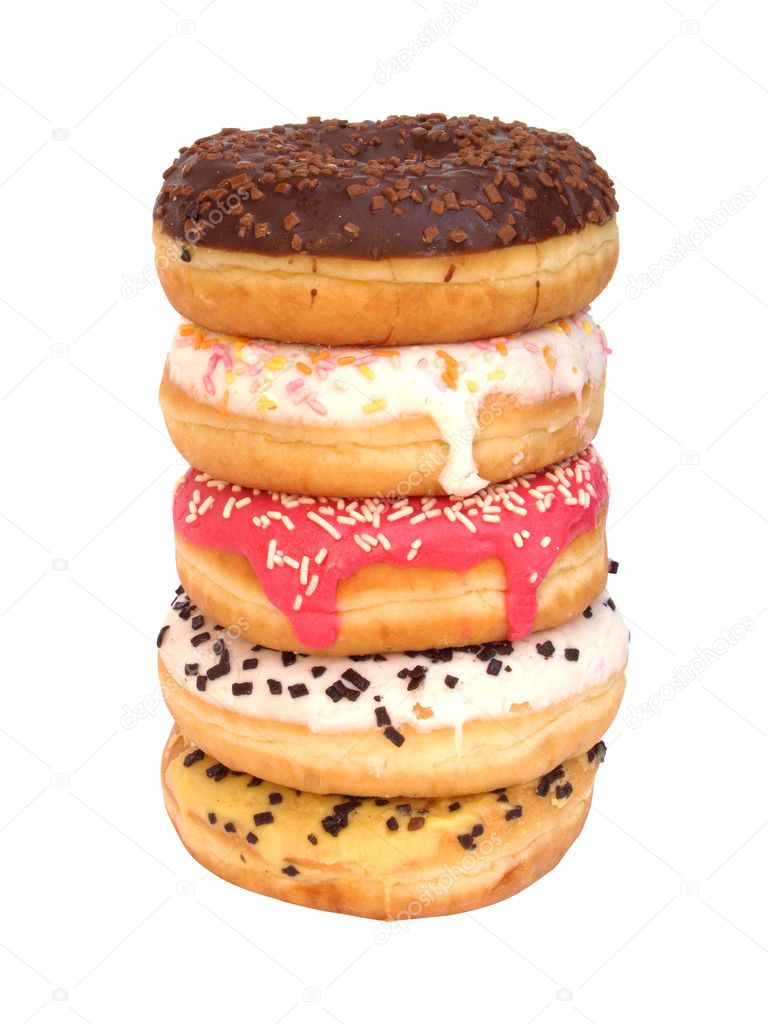 Stacked donuts Stock Photo by ©Mactrunk 11717814