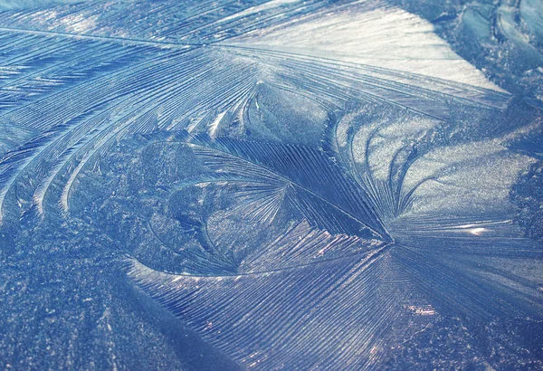 自然霜パターン — ストック写真