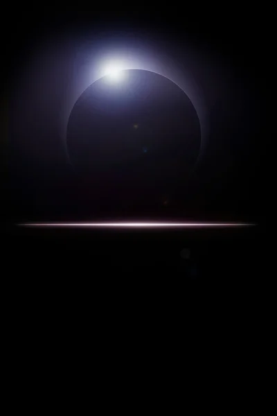 Ilustração do eclipse solar Fotografias De Stock Royalty-Free