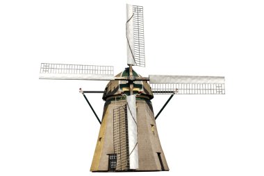 Windmill isolated clipart