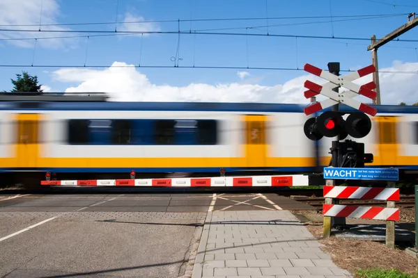 Railway crossing — Stock Photo, Image