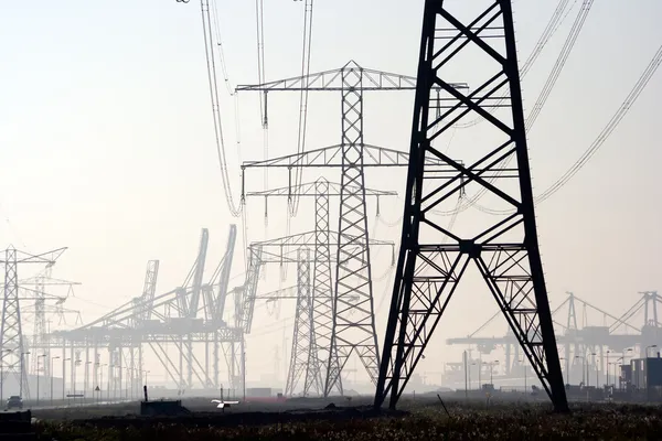 Elektriciteit Polen Stockfoto