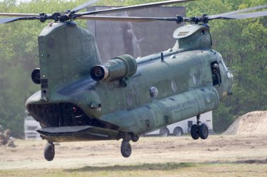 CH-47 Chinook helicopter clipart