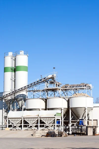 Zand- en grindwinning plant — Stockfoto