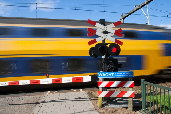 Train crossing — Stock Photo, Image