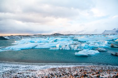 Icebergs - Iceland clipart