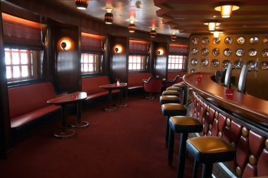 Cruise bar interior clipart