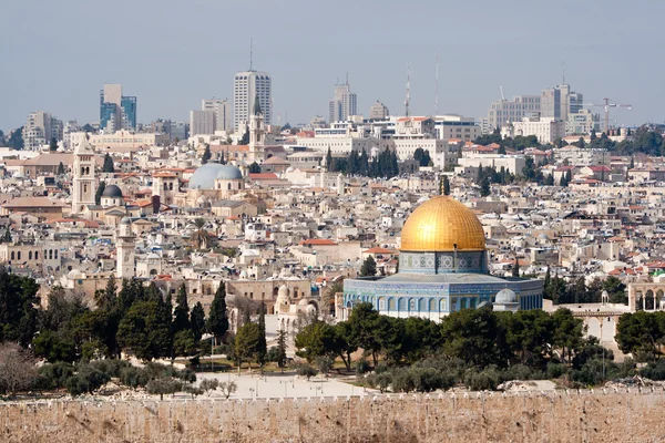 Widok na miasto Jeruzalem — Zdjęcie stockowe