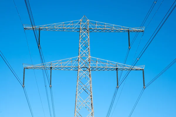 Electricity poles - Hi voltage — Stock Photo, Image
