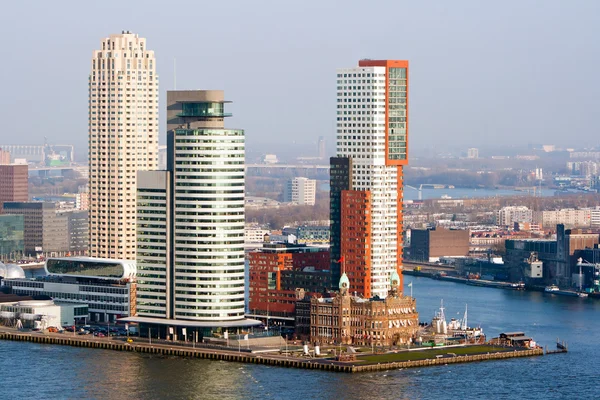 Panoramę Rotterdamu — Zdjęcie stockowe