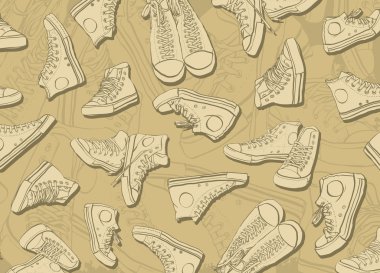 Sneakers Background clipart