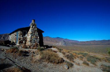 Geologist cabin in Death Valley clipart