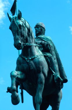 Kral Wenceslas staute Prag