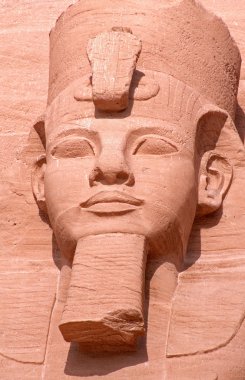 Ramesses II Statue in Abu Simbel clipart