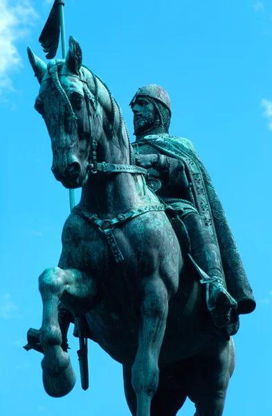 Krále Václava staute v Praze — Stock fotografie