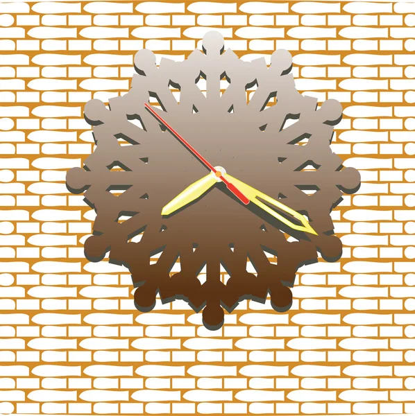 Wall clock — Stock Vector
