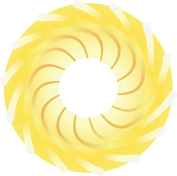 stock vector Stylized sun