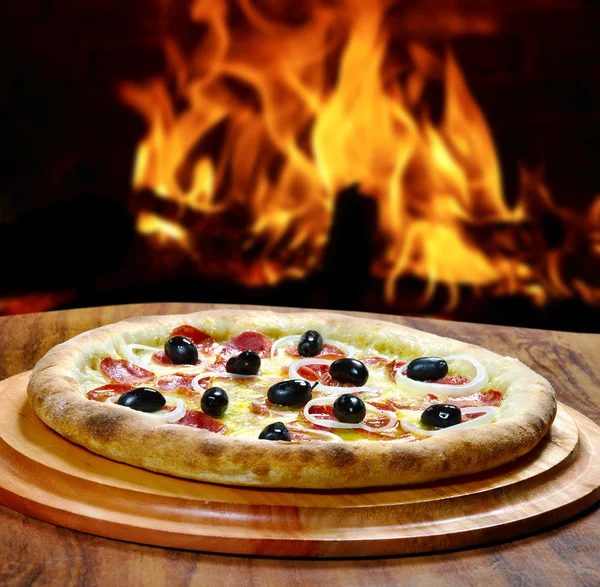 Forno de pizza — Fotografia de Stock