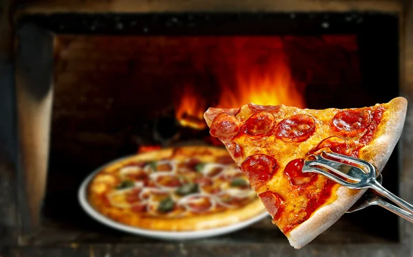 Pizza Pečivo — Stock fotografie