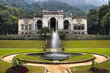 Parque Lage, Jardim Botanico, Rio de Janeiro clipart