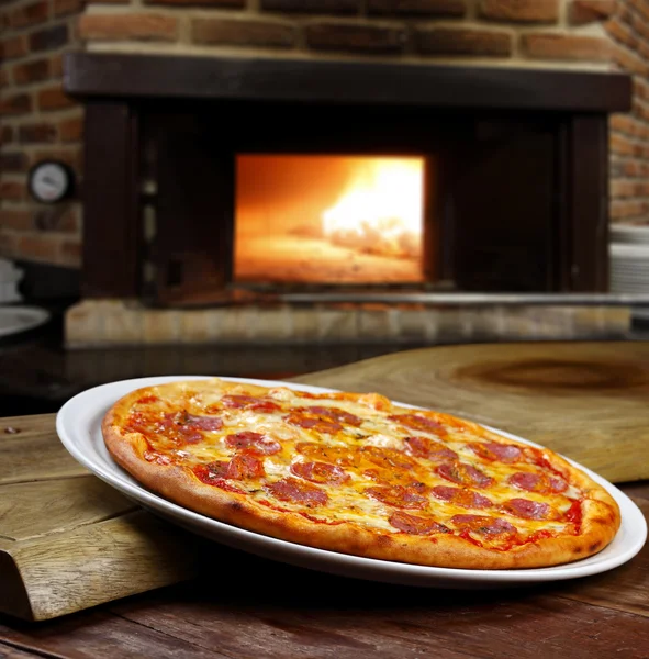 Pizza Pečivo — Stock fotografie