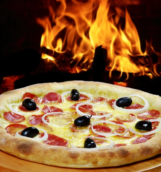 Forno de pizza — Fotografia de Stock