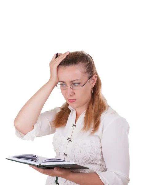 Big problems for businesswoman — Stock Photo, Image