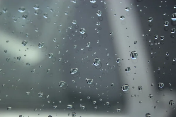 stock image Waterdrops on glass