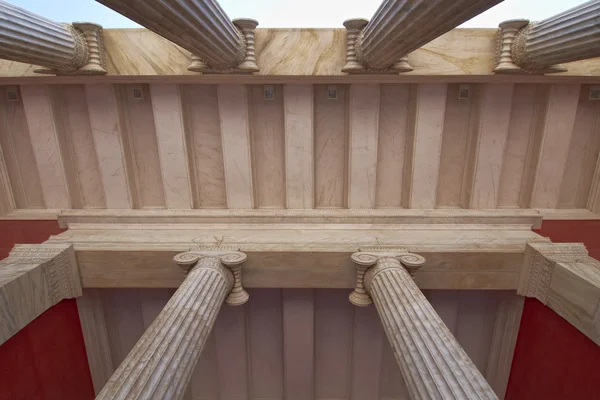 Extreme perspektive, archäologisches museum von athens — Stockfoto