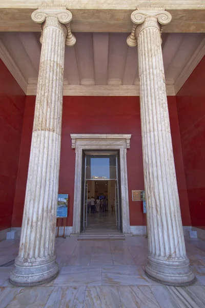 Entrance of the Archaeological museum — Stock Photo, Image