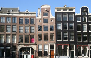 Amsterdam Canal Houses clipart