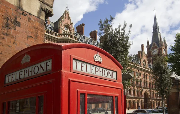 런던 전화 부스 — 스톡 사진