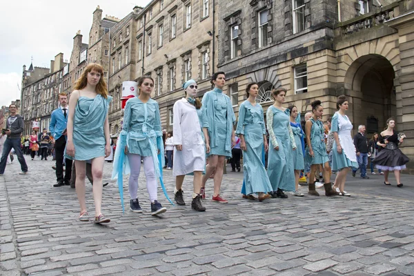 Divadlo na festivalu fringe v Edinburghu — Stock fotografie