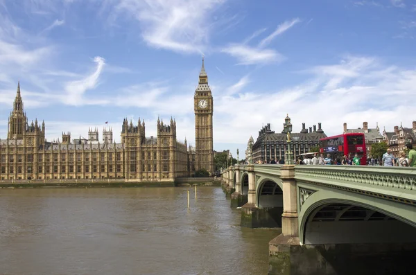 Westminster och big ben — Stockfoto