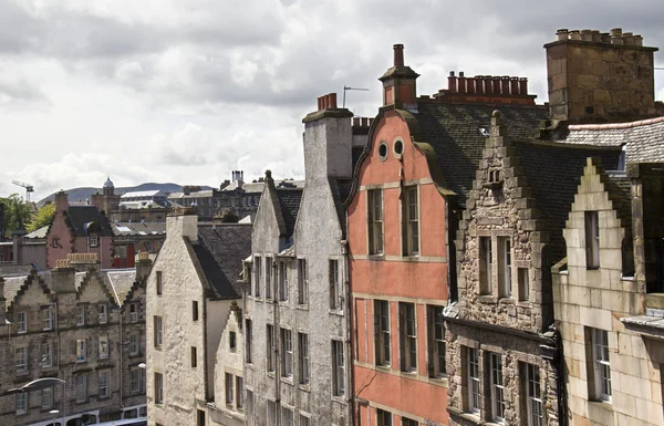 Эдинбургские дома — стоковое фото