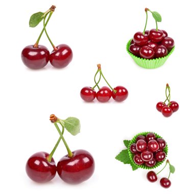 Cherry berries clipart