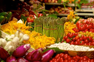 Vegetable market clipart