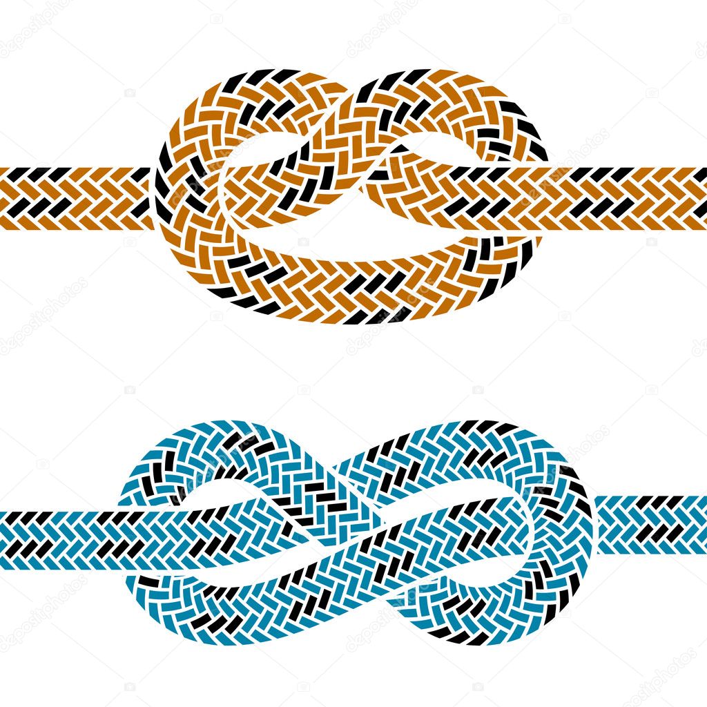 climbing rope knot symbols