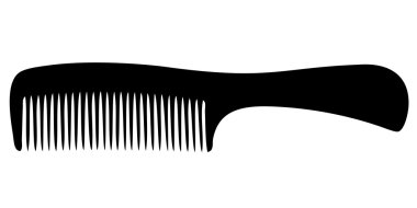 Comb silhouette clipart