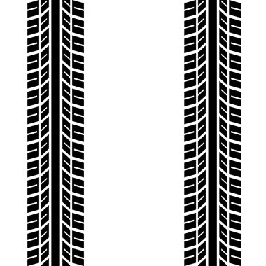 seamless trace of the tyres clipart