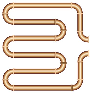 copper pipe clipart
