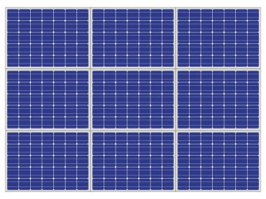 photovoltaic panel clipart