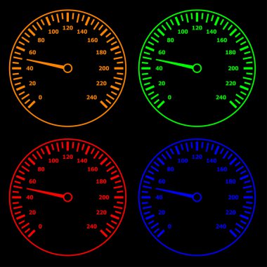 speedometers clipart