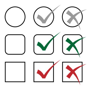 check marks clipart