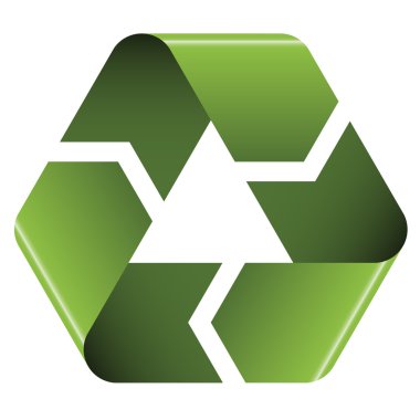 Recycle icon clipart