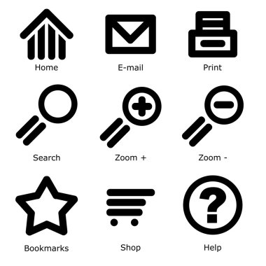 web icons clipart