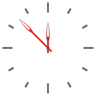 clock face - easy change time clipart