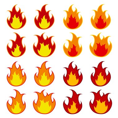 fire flames clipart