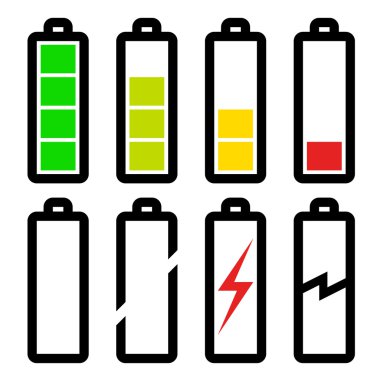 symbols of battery level