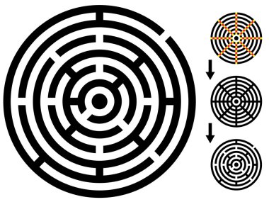 maze - easy change maze - change color any piece